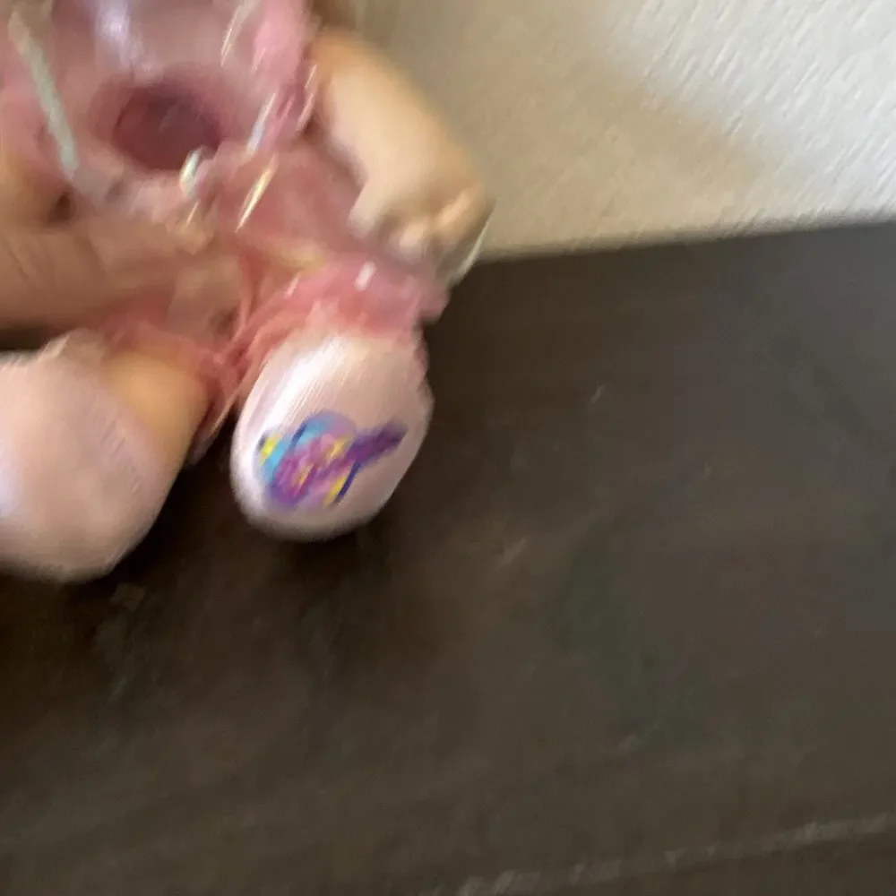Vintage 1992 PJ Sparkles Pink Soft Plush Doll with Clothes Working